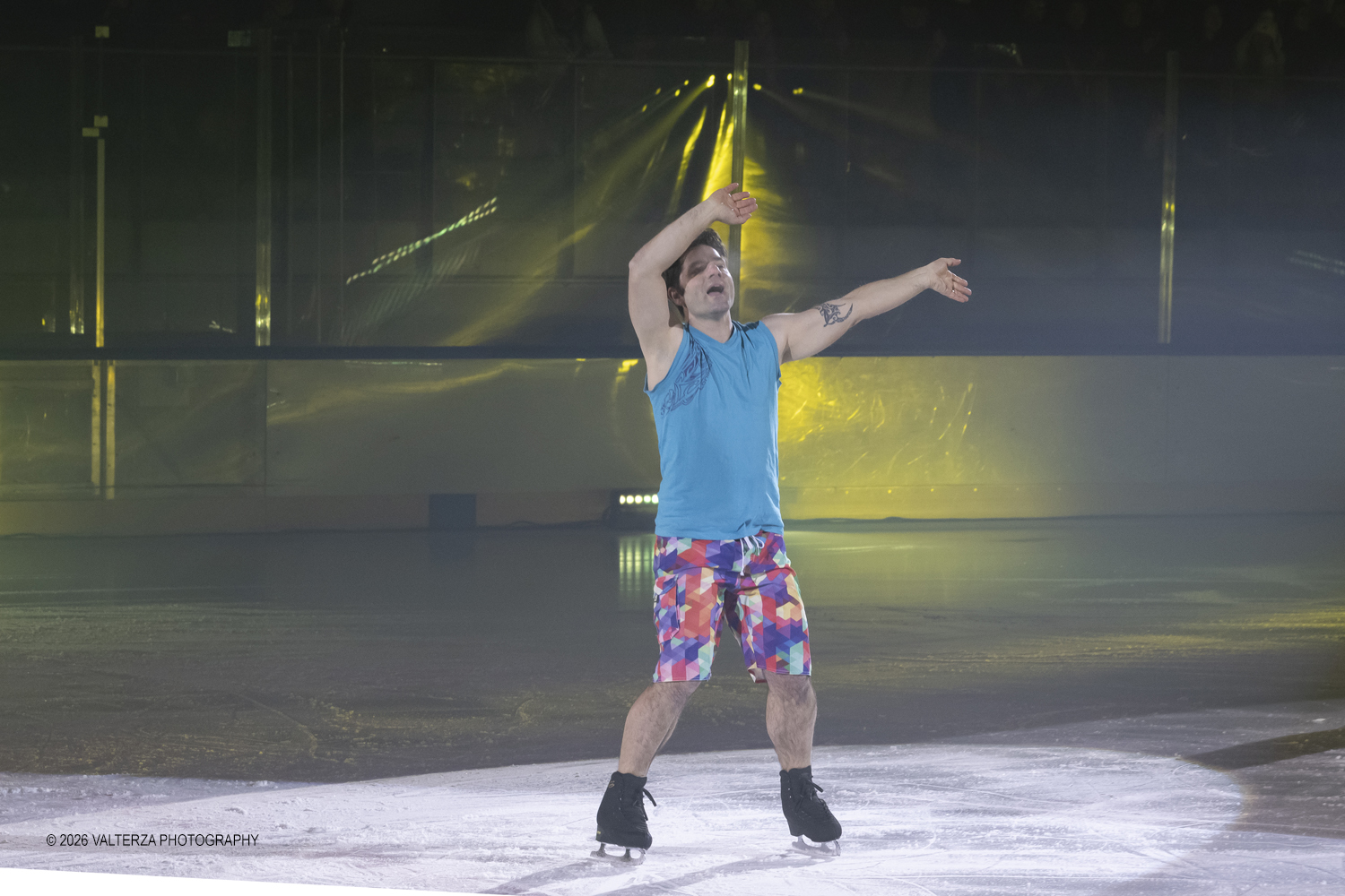 _G5A0665.jpg - 16/01/2026. Torino. " Dreams on Ice" La storia di Dreams on Ice (edizione 2026) Ã¨ concepita come un racconto emozionale che celebra la fantasia dei bambini. Nella foto esibizione di Yannick Ponsero ex pattinatore artistico francese di fama internazionale