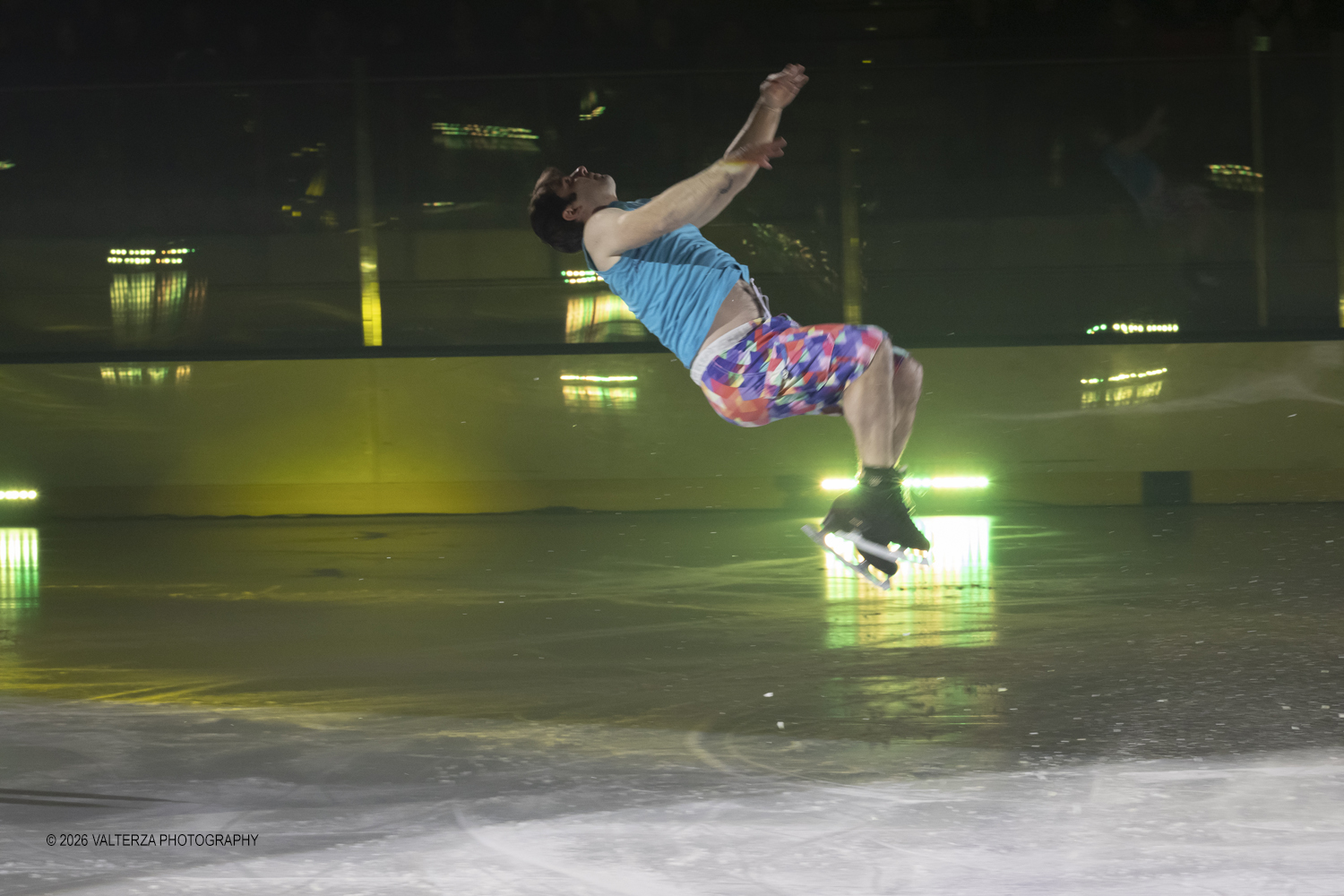 _G5A0674.jpg - 16/01/2026. Torino. " Dreams on Ice" La storia di Dreams on Ice (edizione 2026) Ã¨ concepita come un racconto emozionale che celebra la fantasia dei bambini. Nella foto esibizione di Yannick Ponsero ex pattinatore artistico francese di fama internazionale