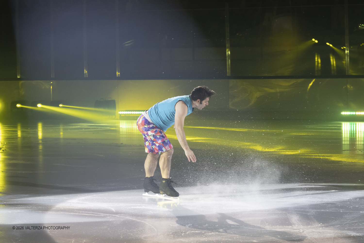 _G5A0687.jpg - 16/01/2026. Torino. " Dreams on Ice" La storia di Dreams on Ice (edizione 2026) Ã¨ concepita come un racconto emozionale che celebra la fantasia dei bambini. Nella foto esibizione di Yannick Ponsero ex pattinatore artistico francese di fama internazionale