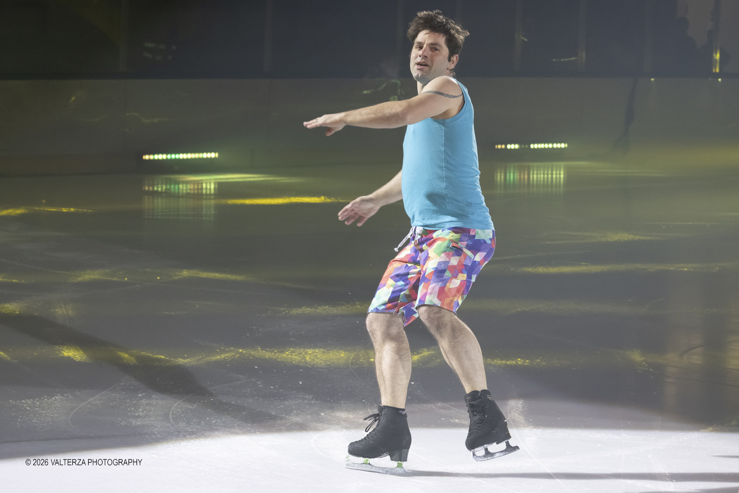 _G5A0734.jpg - 16/01/2026. Torino. " Dreams on Ice" La storia di Dreams on Ice (edizione 2026) Ã¨ concepita come un racconto emozionale che celebra la fantasia dei bambini. Nella foto esibizione di Yannick Ponsero ex pattinatore artistico francese di fama internazionale