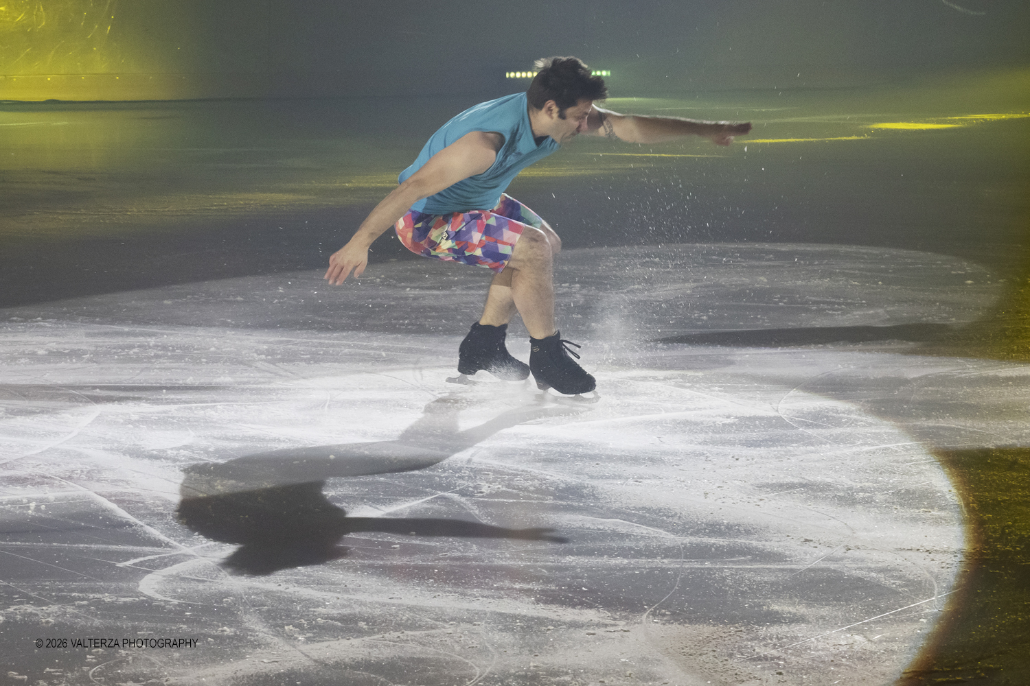 _G5A0781.jpg - 16/01/2026. Torino. " Dreams on Ice" La storia di Dreams on Ice (edizione 2026) Ã¨ concepita come un racconto emozionale che celebra la fantasia dei bambini. Nella foto esibizione di Yannick Ponsero ex pattinatore artistico francese di fama internazionale