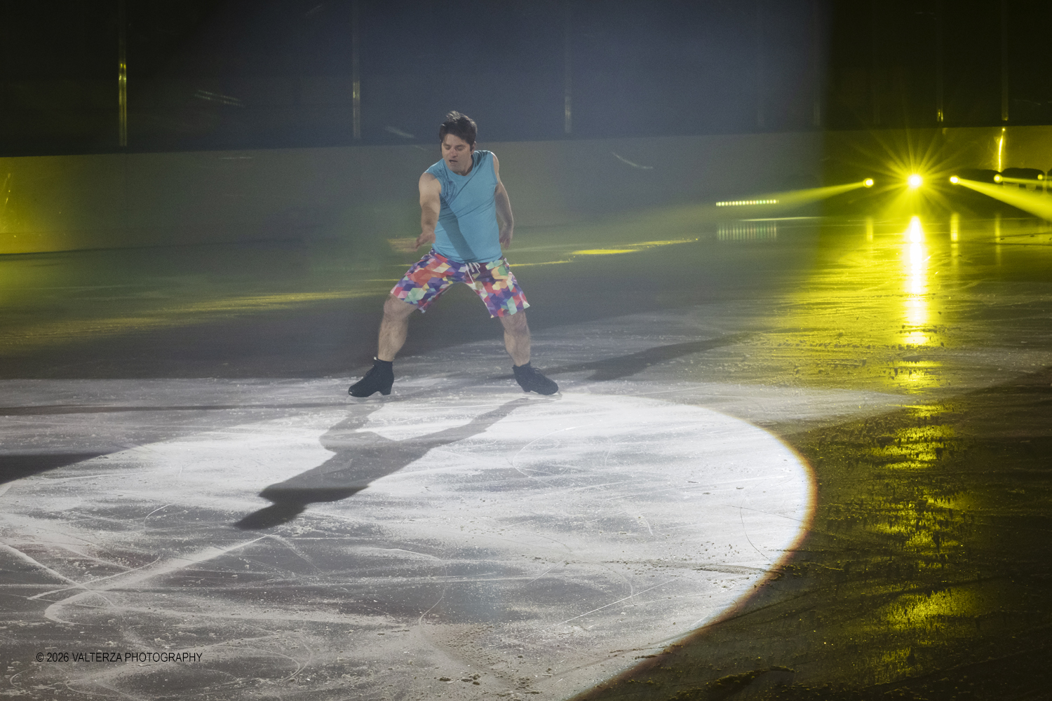 _G5A0802.jpg - 16/01/2026. Torino. " Dreams on Ice" La storia di Dreams on Ice (edizione 2026) Ã¨ concepita come un racconto emozionale che celebra la fantasia dei bambini. Nella foto esibizione di Yannick Ponsero ex pattinatore artistico francese di fama internazionale