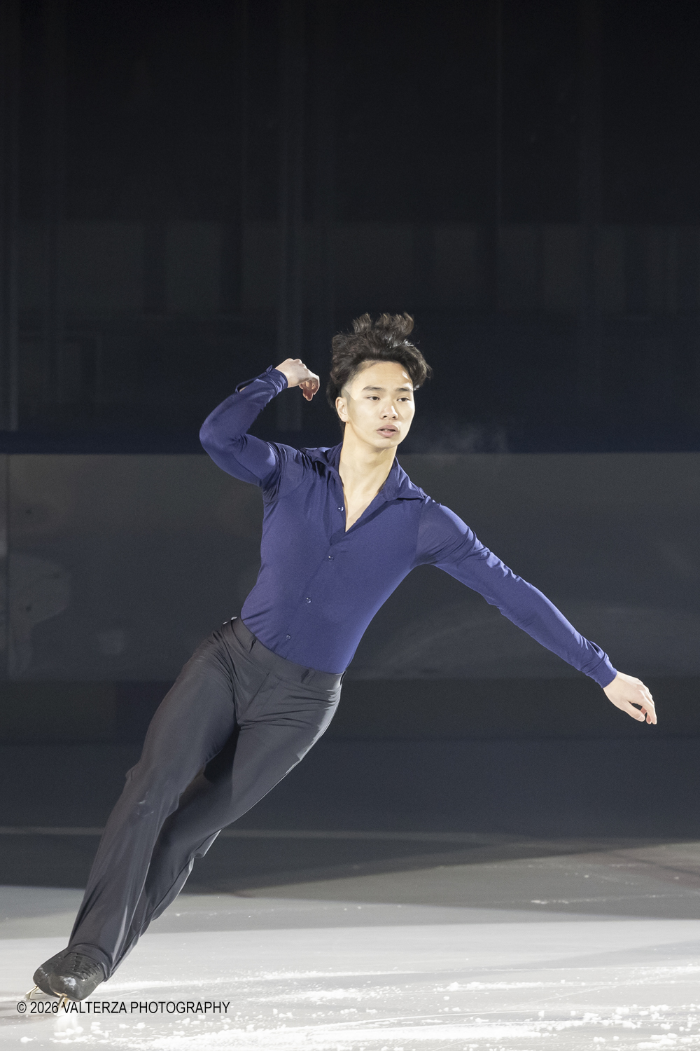 _G5A8993.jpg - 16/01/2026. Torino. " Dreams on Ice" La storia di Dreams on Ice (edizione 2026) Ã¨ concepita come un racconto emozionale che celebra la fantasia dei bambini. Nella foto l'esibizione di Raffaele Zich