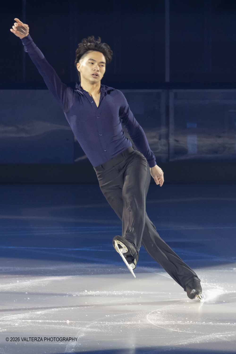 _G5A9097.jpg - 16/01/2026. Torino. " Dreams on Ice" La storia di Dreams on Ice (edizione 2026) Ã¨ concepita come un racconto emozionale che celebra la fantasia dei bambini. Nella foto l'esibizione di Raffaele Zich