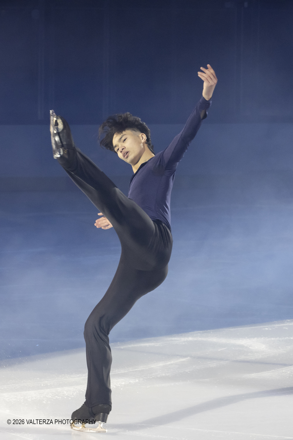 _G5A9432.jpg - 16/01/2026. Torino. " Dreams on Ice" La storia di Dreams on Ice (edizione 2026) Ã¨ concepita come un racconto emozionale che celebra la fantasia dei bambini. Nella foto l'esibizione di Raffaele Zich