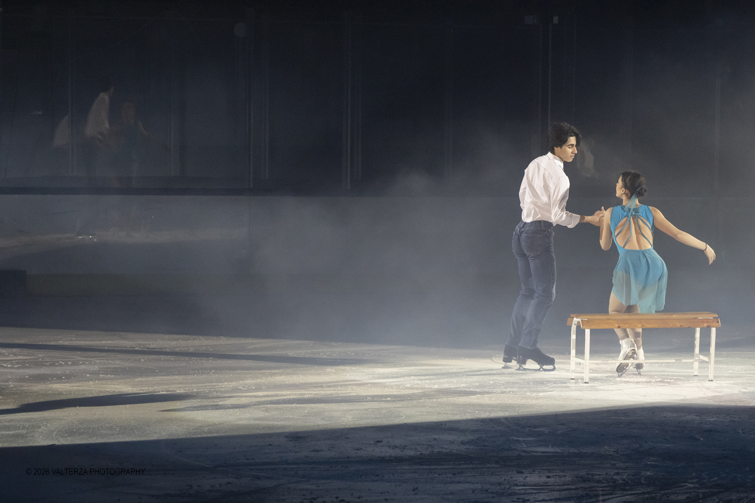 _Z3A2076.jpg - 16/01/2026. Torino. " Dreams on Ice" La storia di Dreams on Ice (edizione 2026) Ã¨ concepita come un racconto emozionale che celebra la fantasia dei bambini. Nella foto esibizione della coppia di pattinaggio artistico formata da Arianna Soldati (14 anni) e Nicholas Tagliabue (19 anni)