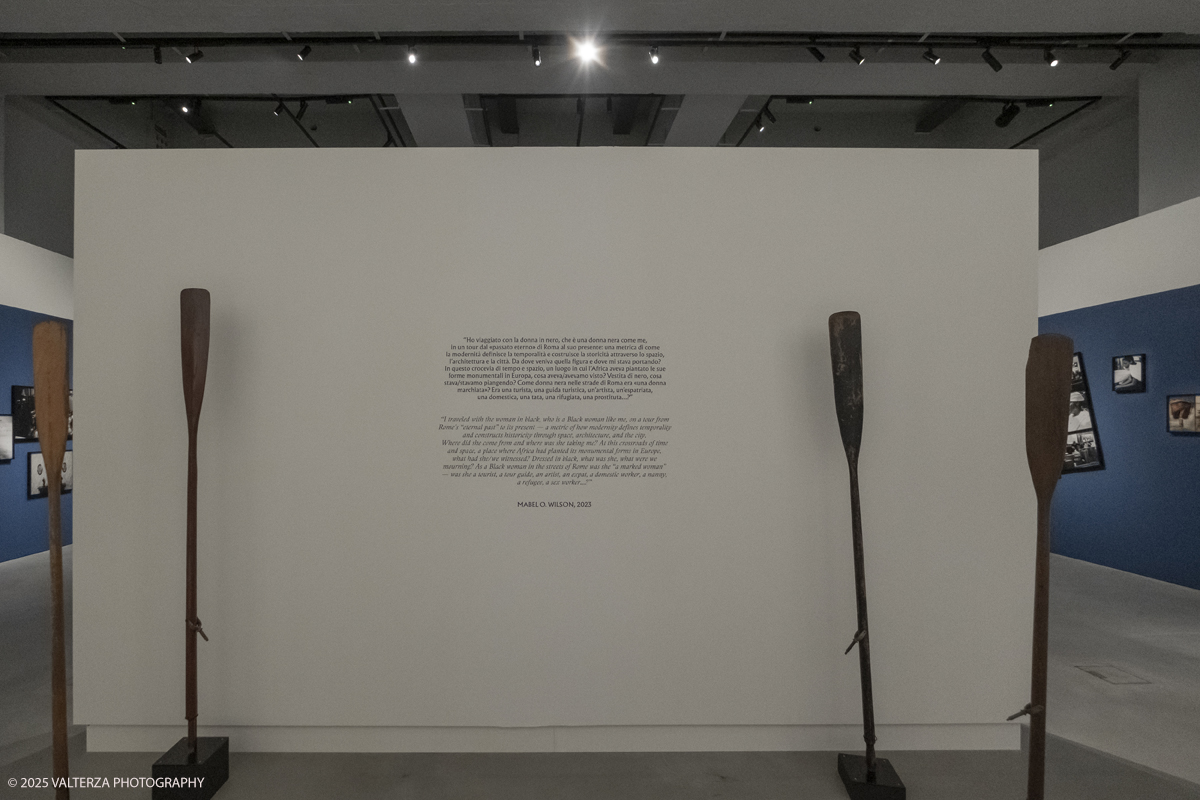 DSCF0084.jpg - 16/04/2025. Torino. EXPOSED Torino Foto Festival.  Carrie Mae Weems and Sarah Meister presented â€œCarrie Mae Weems. The Heart of the Matterâ€�, a major new exhibition that is part of EXPOSED 2025, dedicated to the renowned American artist. Into the picture part of the exhibition