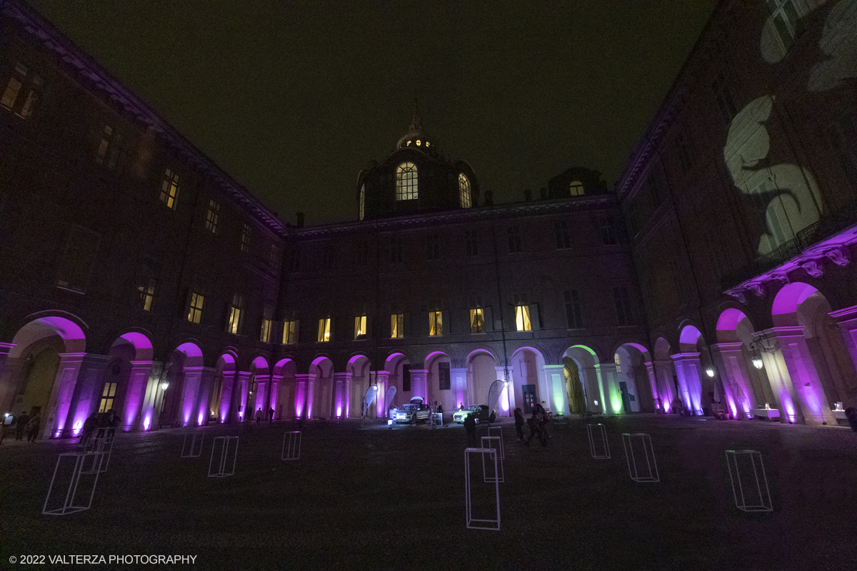 _DSF3867.jpg - 20/10/2022. Torino. Una notte ai Musei Reali  di Club Silencio per lo Sviluppo sostenibile 2022. Nella foto allestimento della Corte del Museo