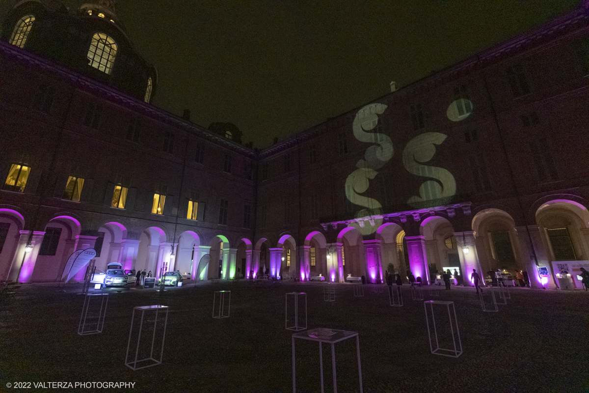 _DSF3870.jpg - 20/10/2022. Torino. Una notte ai Musei Reali  di Club Silencio per lo Sviluppo sostenibile 2022. Nella foto allestimento della Corte del Museo