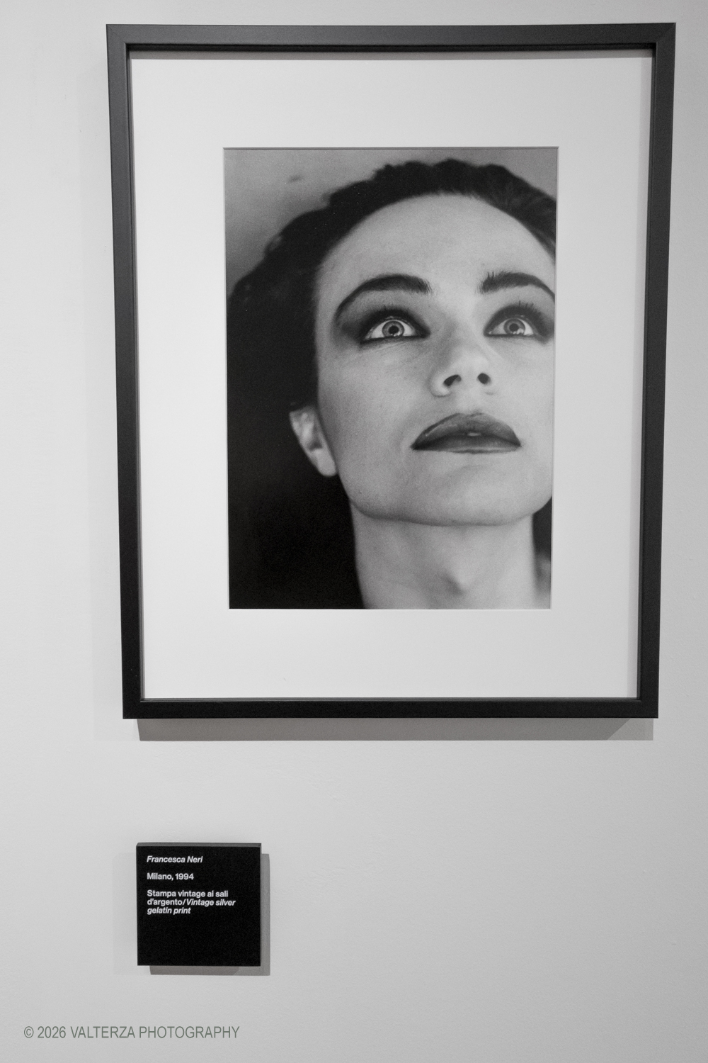 _DSF0579.jpg - 08/05/2026. Torino. Mostra ed incontro con il fotografo Toni Thorimbert, una  ottima opportunitÃ  per entrare nel mondo dellâ€™artista italosvizzero e scoprire come la sua fotografia si sia evoluta tra sperimentazione, introspezione e una sorprendente originalitÃ . Nella foto Francesca Neri, 1991 e 1994