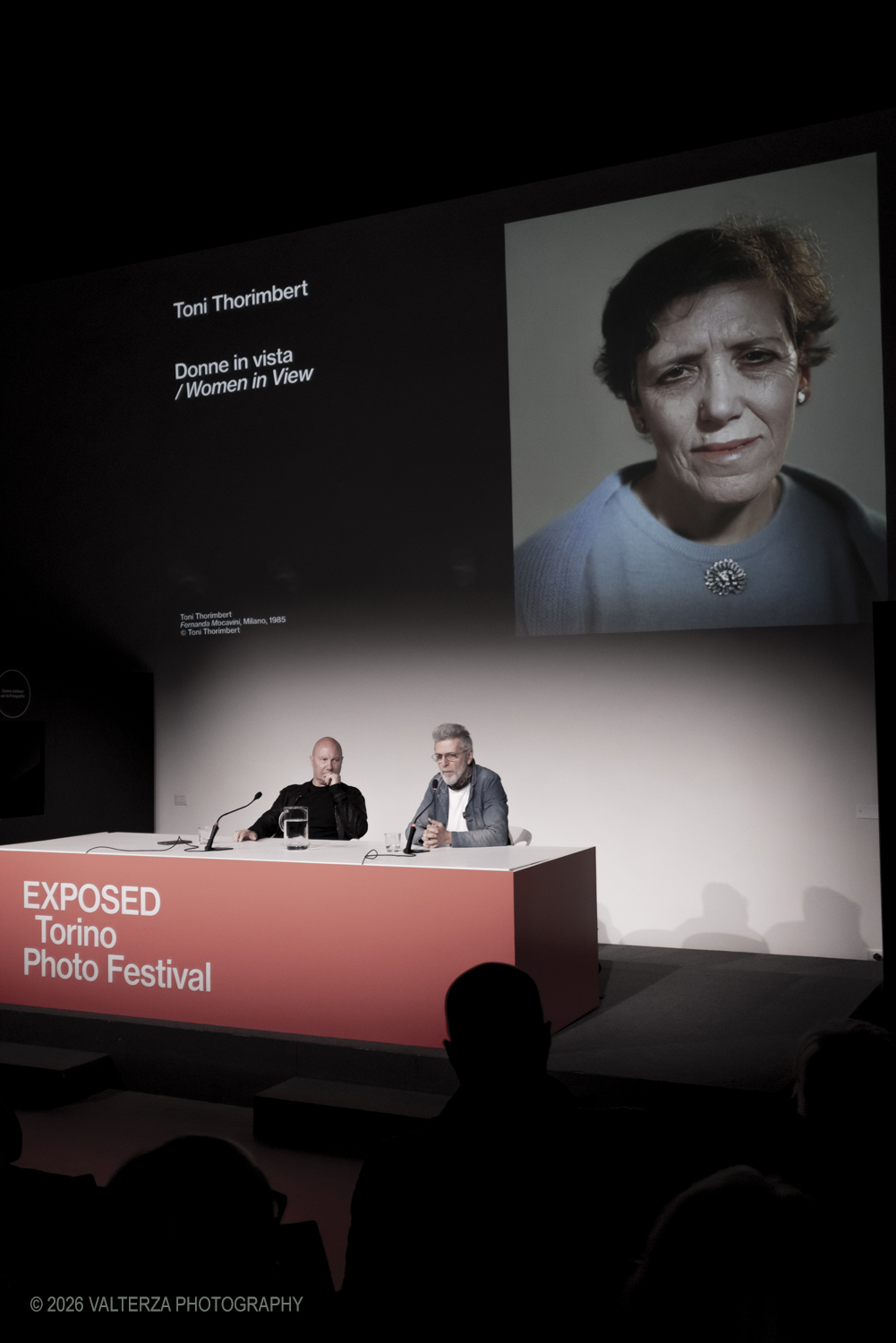 _DSF0658.jpg - 08/05/2026. Torino. Mostra ed incontro con il fotografo Toni Thorimbert, una  ottima opportunitÃ  per entrare nel mondo dellâ€™artista italosvizzero e scoprire come la sua fotografia si sia evoluta tra sperimentazione, introspezione e una sorprendente originalitÃ . Nella foto un momento della conferenza