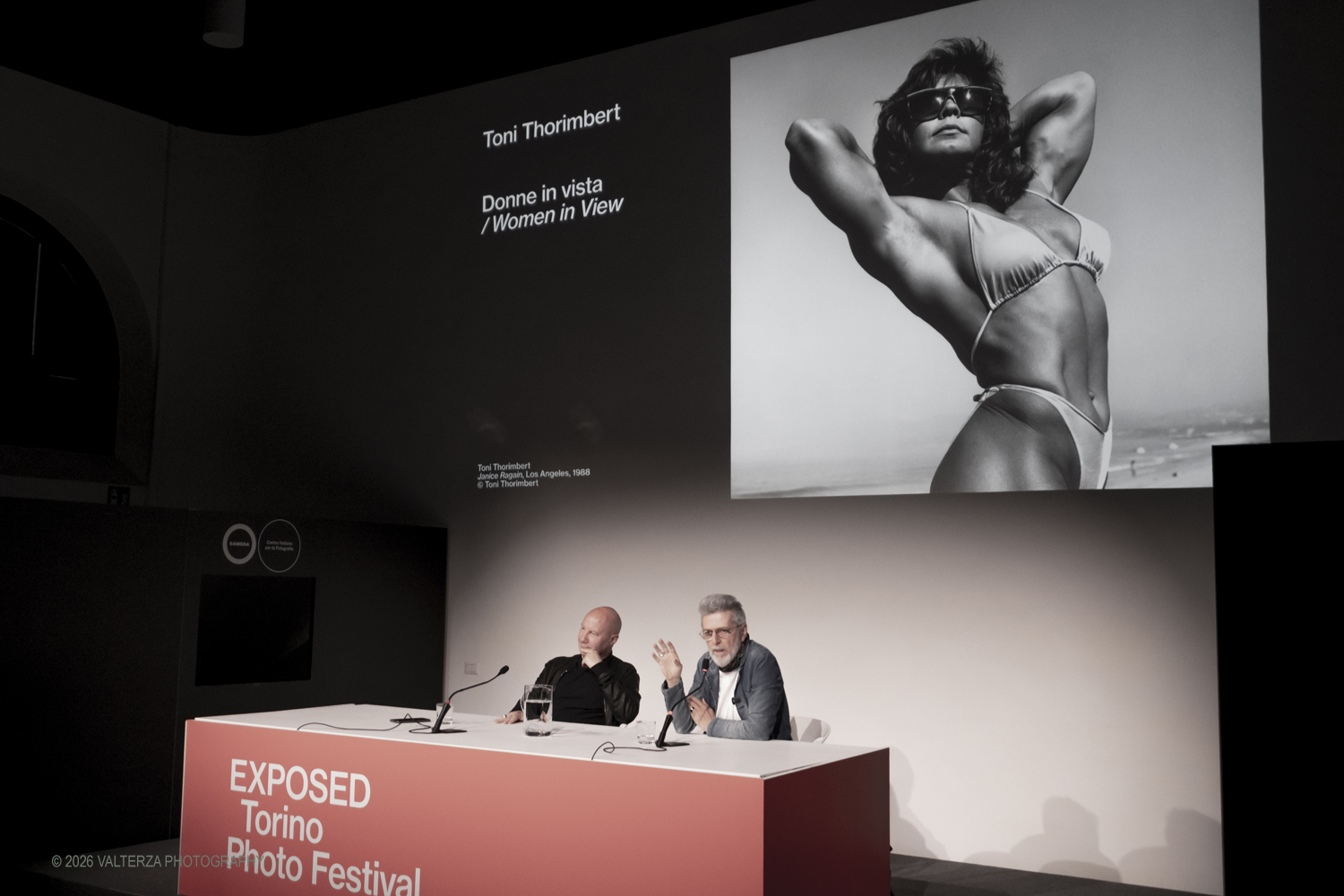 _DSF0677.jpg - 08/05/2026. Torino. Mostra ed incontro con il fotografo Toni Thorimbert, una  ottima opportunitÃ  per entrare nel mondo dellâ€™artista italosvizzero e scoprire come la sua fotografia si sia evoluta tra sperimentazione, introspezione e una sorprendente originalitÃ . Nella foto un momento della conferenza