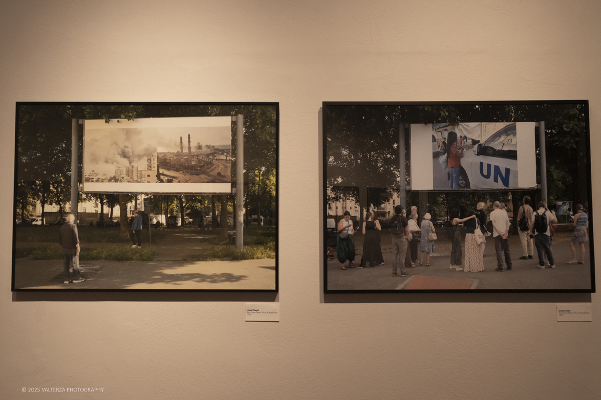 _DSF3977.jpg - 30/10/2025. Torino. Si Ã¨ chiusa nel segno del successo con 26.230 visitatori  la tredicesima edizione di Flashback Art Fair. Nella foto Alessandro Bulogini Opera Viva Il Manifesto