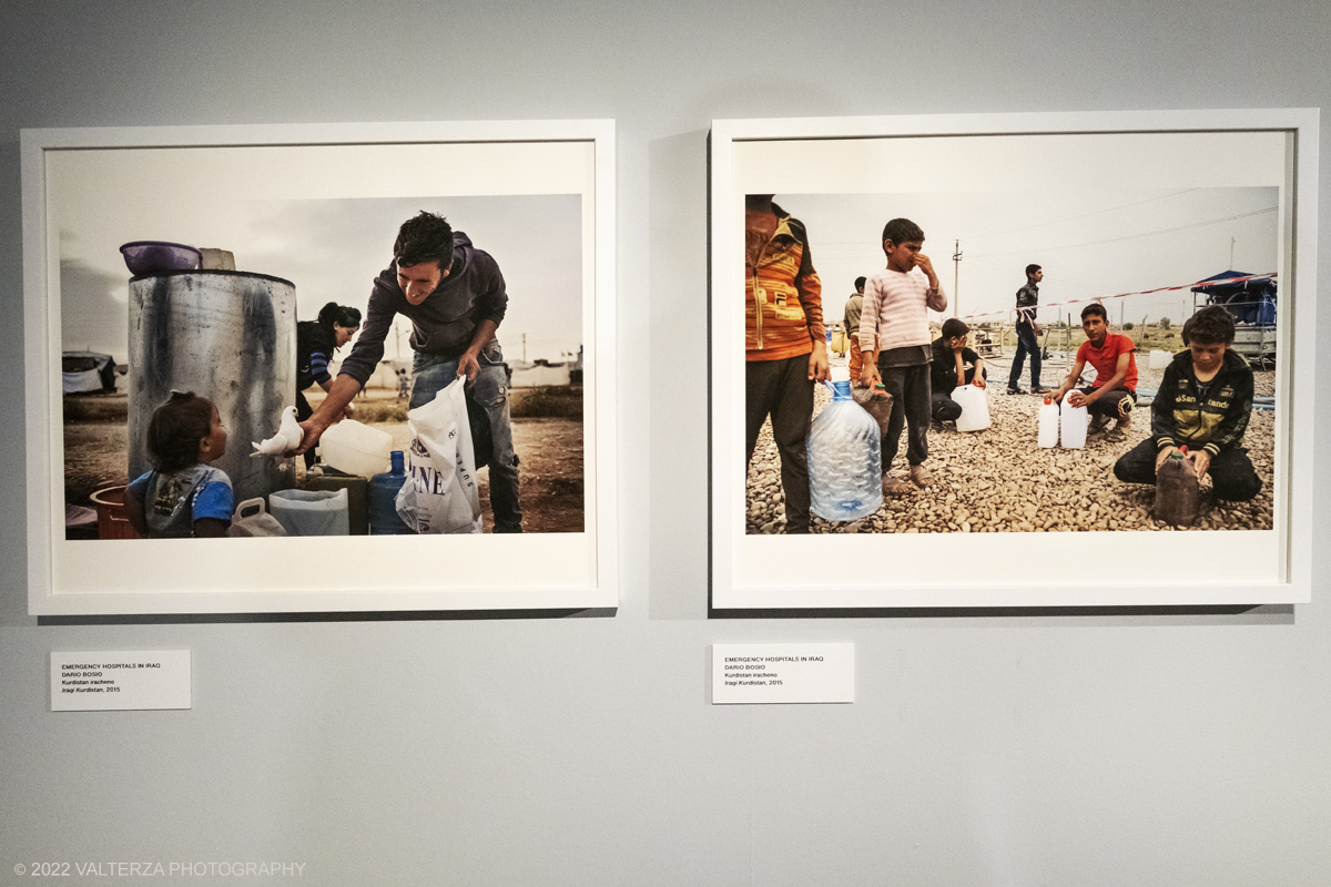 _DSF3639.jpg - 20/10/2022. Torino. La mostra "Focus on Future" racconta in 200 scatti le situazioni di fragilitÃ  del nostro pianeta . Nella foto Ospedali di emergenza in Iraq di Dario Bosio