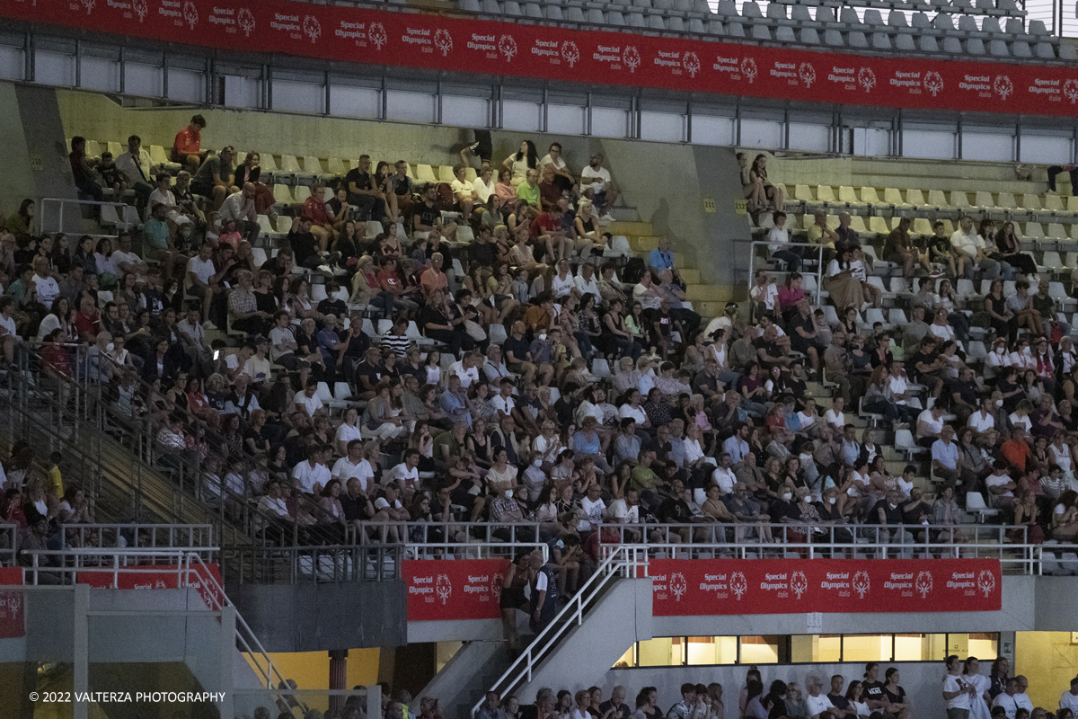 _DSF5823.jpg - 5/06/2022. Torino. Si sono aperti ufficialmente i XXXVII Giochi Nazionali Estivi Special Olympics di Torino 2022, la piÃ¹ grande manifestazione sportiva dedicata a persone con disabilitÃ  intellettive mai realizzata in Italia con 3000 atleti e 20 discipline sportive. Nella foto