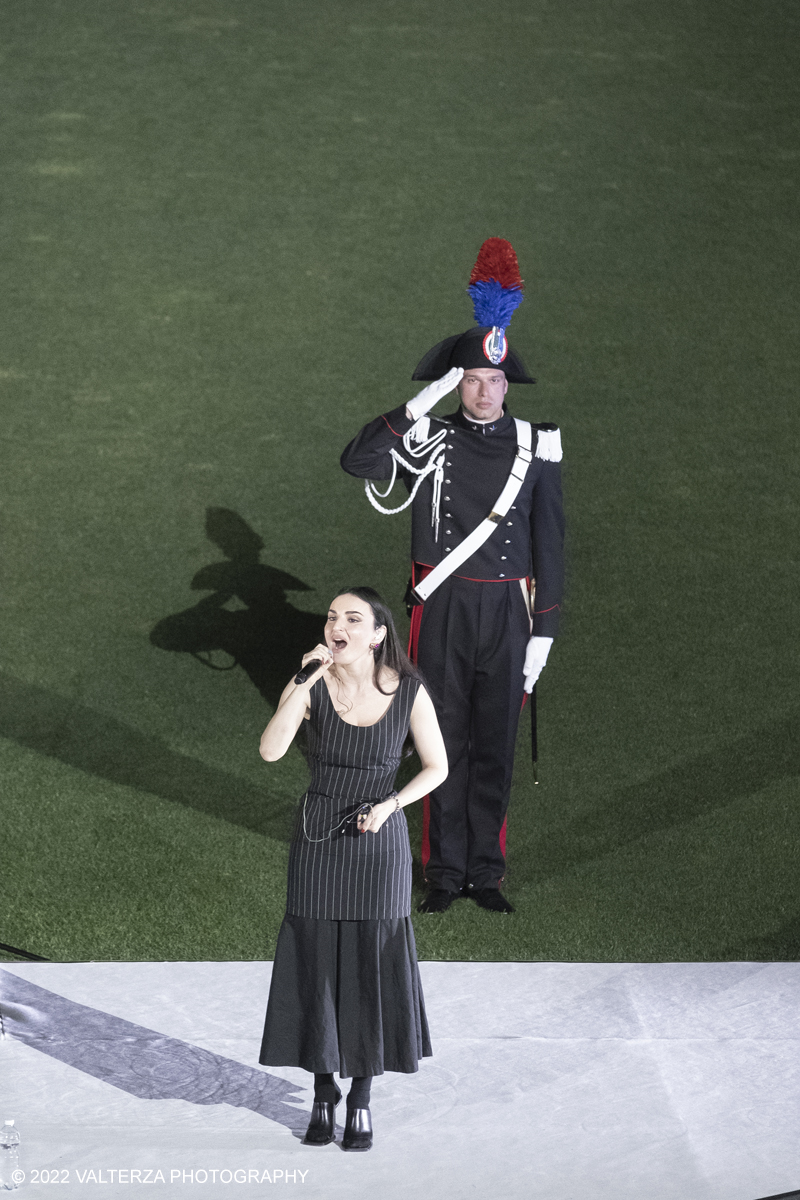 _DSF6922.jpg - 5/06/2022. Torino. Si sono aperti ufficialmente i XXXVII Giochi Nazionali Estivi Special Olympics di Torino 2022, la piÃ¹ grande manifestazione sportiva dedicata a persone con disabilitÃ  intellettive mai realizzata in Italia con 3000 atleti e 20 discipline sportive. Nella foto un momento della cerimonia dell'alzabandiera