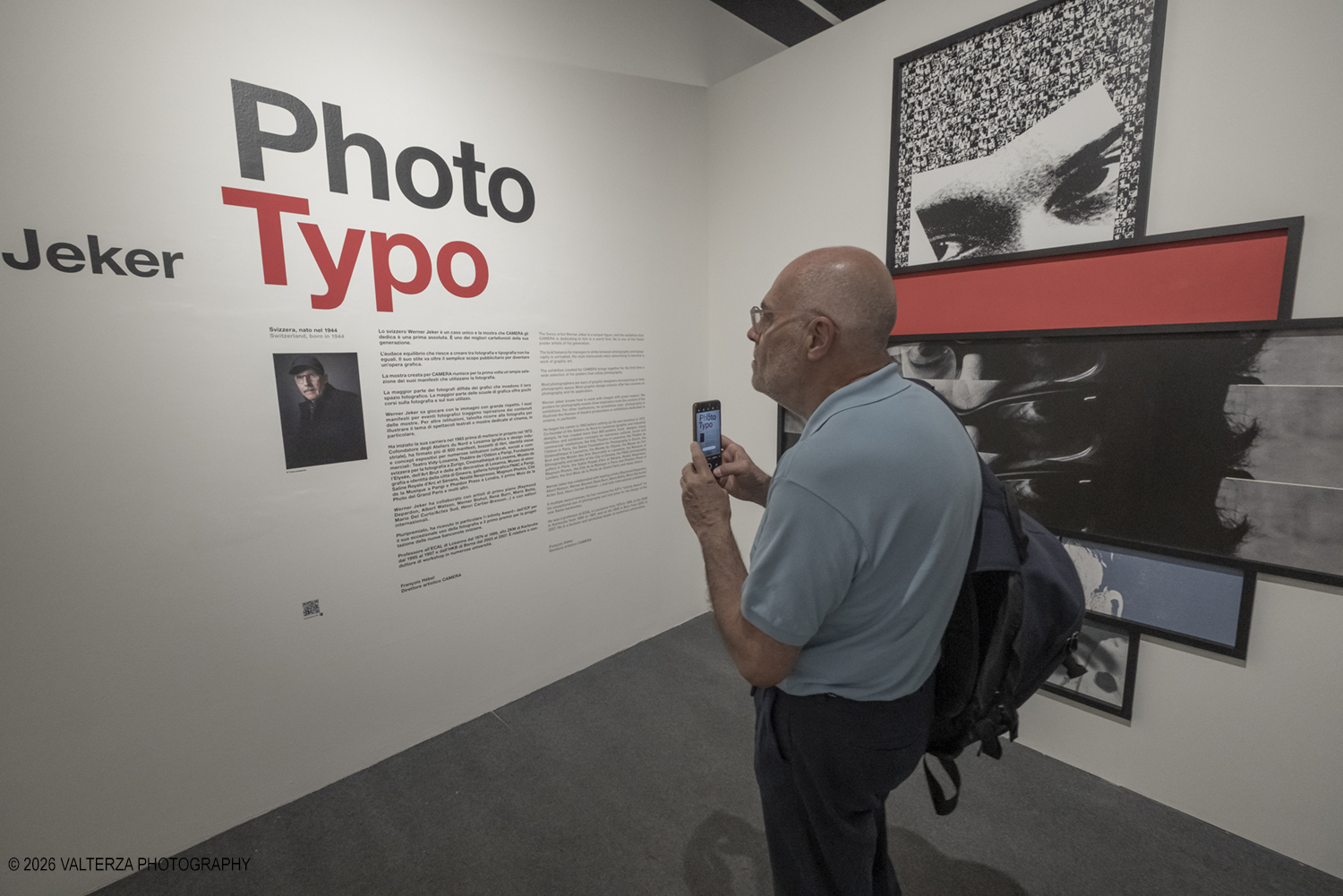 _DSF7120.jpg - 17/06/2026.Torino. La stagione estiva di CAMERA si apre con due mostre originali curate dal nuovo direttore artistico F. Hebel. Qui la mostra dedicata al celebre grafico svizzero  ð�—ªð�—²ð�—¿ð�—»ð�—²ð�—¿ ð�—�ð�—²ð�—¸ð�—²ð�—¿. Nella foto in visita alla mostra