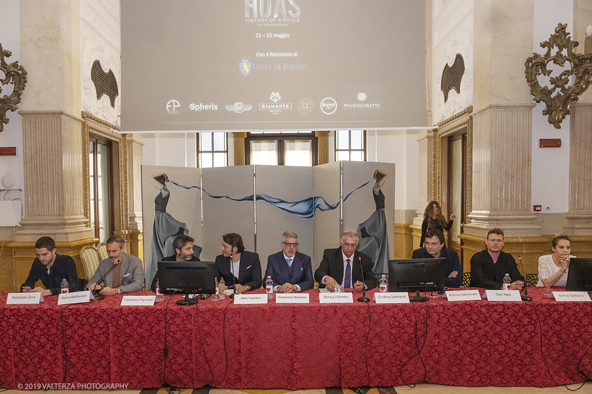 DSCF5855.jpg - 14/05/2019. Torino. HOAS â€“ History Of A Style SARÃ  una kermesse di eventi Fashion dove lâ€™abito, lâ€™arte e la manifattura verranno celebrati in modo inedito e contemporaneo. Un momento dell'evento