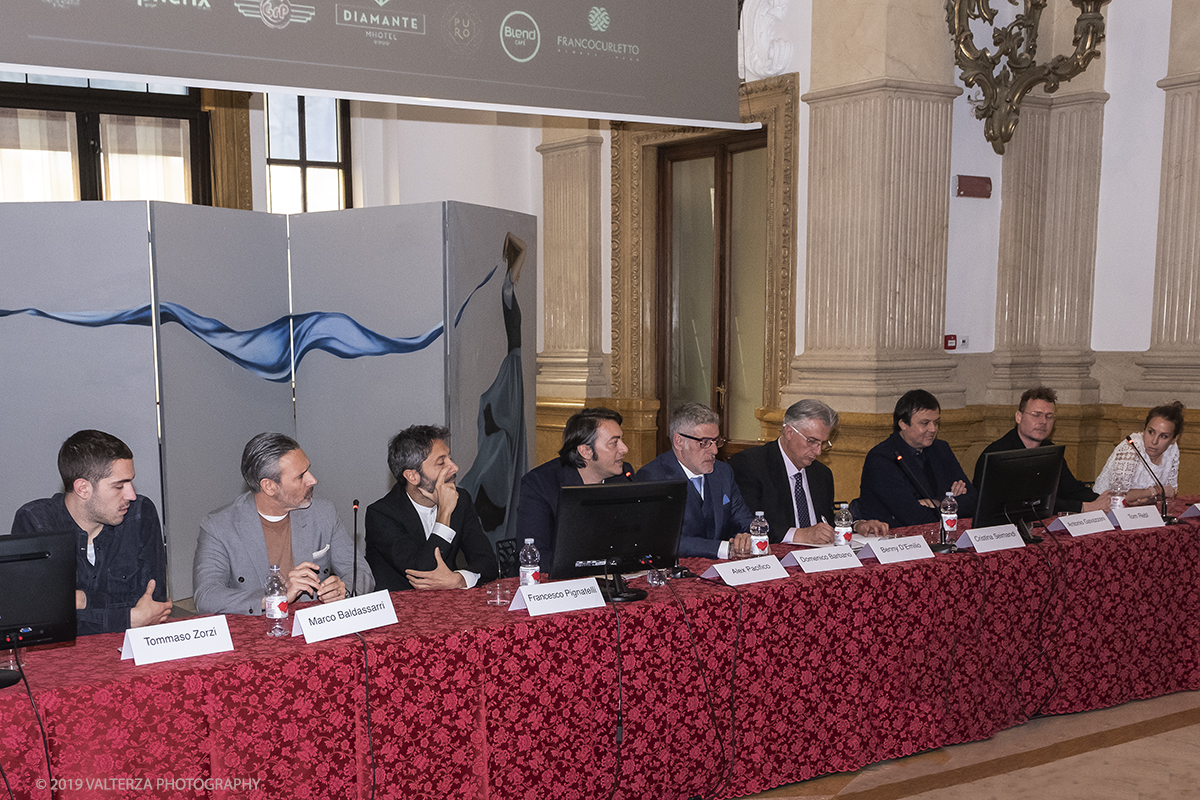 DSCF5863.jpg - 14/05/2019. Torino. HOAS â€“ History Of A Style SARÃ  una kermesse di eventi Fashion dove lâ€™abito, lâ€™arte e la manifattura verranno celebrati in modo inedito e contemporaneo. Nella foto un momento della conferenza stampa