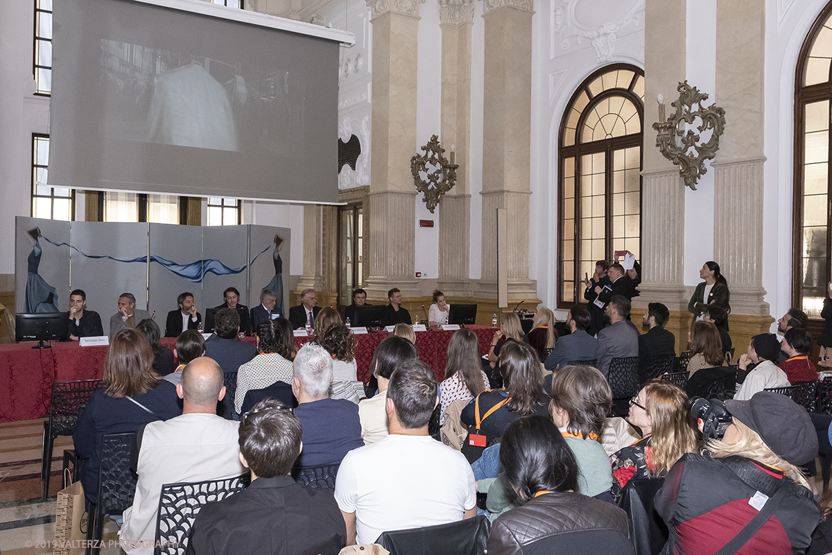 DSCF5869.jpg - 14/05/2019. Torino. HOAS â€“ History Of A Style SARÃ  una kermesse di eventi Fashion dove lâ€™abito, lâ€™arte e la manifattura verranno celebrati in modo inedito e contemporaneo. Nella foto un momento della conferenza stampa