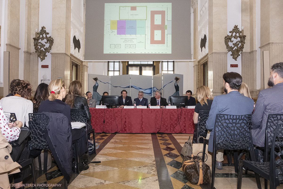 DSCF5898.jpg - 14/05/2019. Torino. HOAS â€“ History Of A Style SARÃ  una kermesse di eventi Fashion dove lâ€™abito, lâ€™arte e la manifattura verranno celebrati in modo inedito e contemporaneo.  Nella foto un momento della conferenza stampa