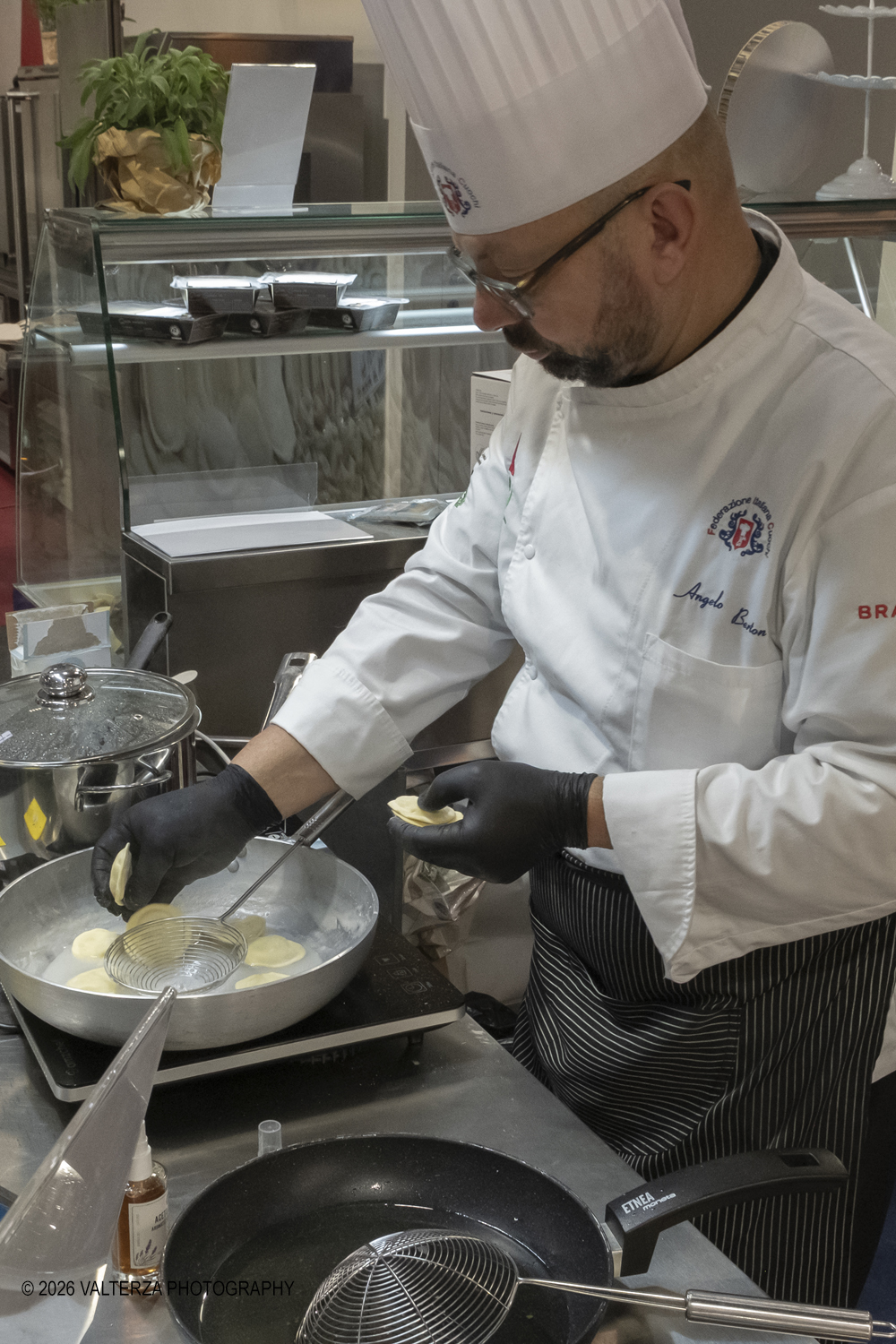 DSCF3517.jpg - 15/03/2026. Torino. Nel Padiglione 3 del Lingotto Fiere di Torino si svolge la terza edizione di Horeca Expoforum. Con oltre 300 brand italiani e internazionali presenti e circa 100 eventi in tre giorni, Horeca Expoforum si conferma piattaforma di riferimento per ristorazione, hotellerie e food service, punto di incontro fra innovazione, formazione e networking. Al centro dellâ€™inaugurazione il tema dello spreco alimentare. Nella foto stand La pasta fresca