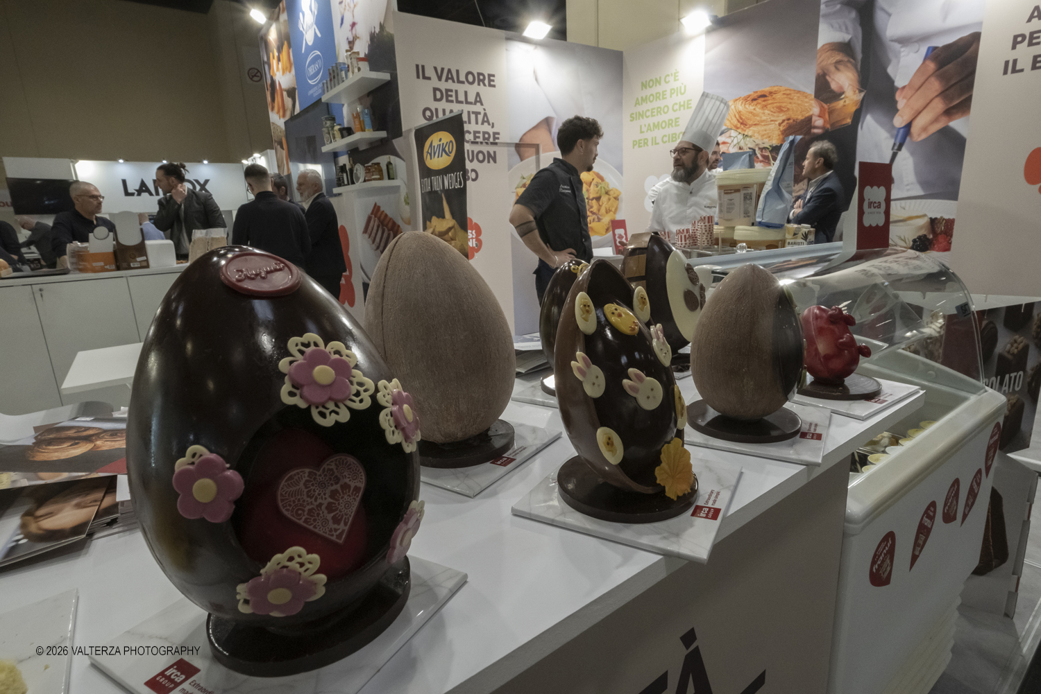 _DSF6337.jpg - 15/03/2026. Torino. Nel Padiglione 3 del Lingotto Fiere di Torino si svolge la terza edizione di Horeca Expoforum. Con oltre 300 brand italiani e internazionali presenti e circa 100 eventi in tre giorni, Horeca Expoforum si conferma piattaforma di riferimento per ristorazione, hotellerie e food service, punto di incontro fra innovazione, formazione e networking. Al centro dellâ€™inaugurazione il tema dello spreco alimentare. Nella foto prodotti  IRCA GROUP