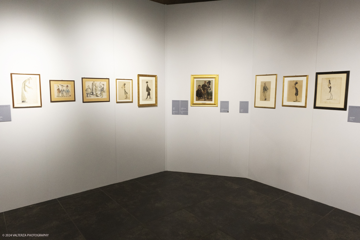 _DSF4274.jpg - 02/02/2024. Torino. I Macchiaioli e la pittura en plein air tra Francia e Italia, al Mastio della Cittadella fino al 1Â° aprile 2024 la mostra con 90 dipinti di 30 artisti. Nella foto parte dell'allestimento della mostra