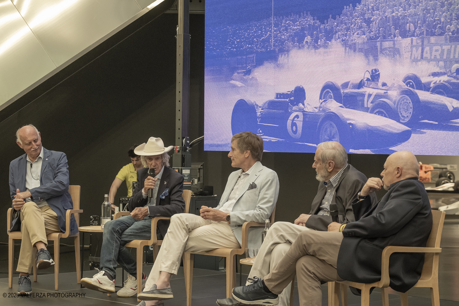 _DSF6085.jpg - 17/06/2026. Torino. MAUTO Talk  / IO Câ€™ERO.LA FORMULA 1 DEGLI ANNI Dâ€™ORO.Voci e testimonianze dirette della grande stagione della Formula 1 tra gli anni Sessanta, Settanta e Ottanta. I testimoni del tempo: Carlo Cavicchi curatore della mostra conduttore del Talk, Arturo Merzario Pilota, Thierry Boutsen pilota, Gianni Cancellieri giornalista e scrittore, Mario Donnini Curatore
