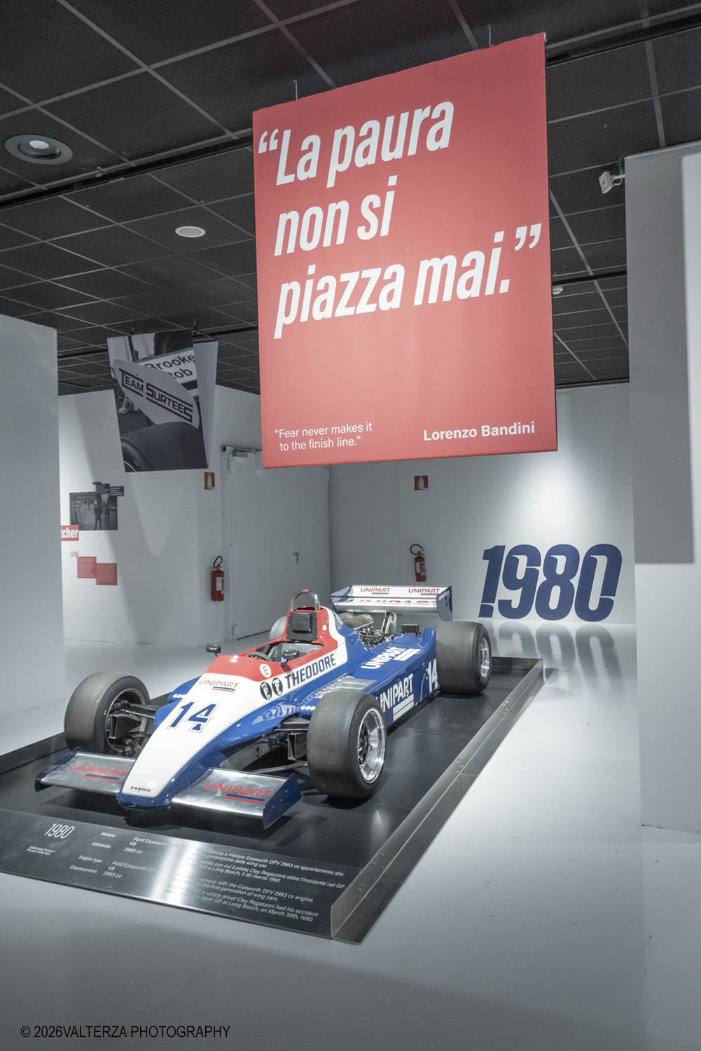 _DSF7244.jpg - 17/06/2026. Torino. La mostra "I Nemici del Drake. Enzo Ferrari e le scuderie inglesi" Ã¨ l'esposizione temporanea in corso al MAUTO . La mostra racconta la leggendaria rivalitÃ  tra Enzo Ferrari (soprannominato il "Drake") e i costruttori britannici. I team inglesi venivano ironicamente definiti da Ferrari come "garagisti"