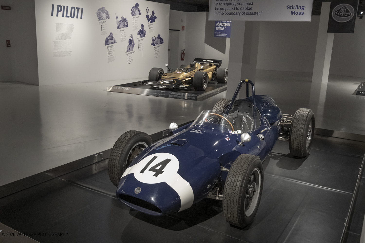 _DSF7583.jpg - 17/06/2026. Torino. La mostra "I Nemici del Drake. Enzo Ferrari e le scuderie inglesi" Ã¨ l'esposizione temporanea in corso al MAUTO . La mostra racconta la leggendaria rivalitÃ  tra Enzo Ferrari (soprannominato il "Drake") e i costruttori britannici. I team inglesi venivano ironicamente definiti da Ferrari come "garagisti"