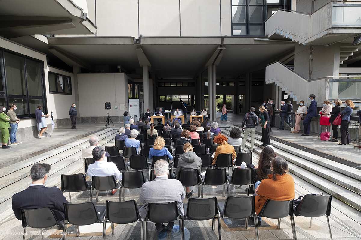 _DSF6241.jpg - 25/09/2020. Torino.  Il nuovo allestimento della collezione del Novecento storico della GAM di Torino. Nella foto un momento della conferenza stampa