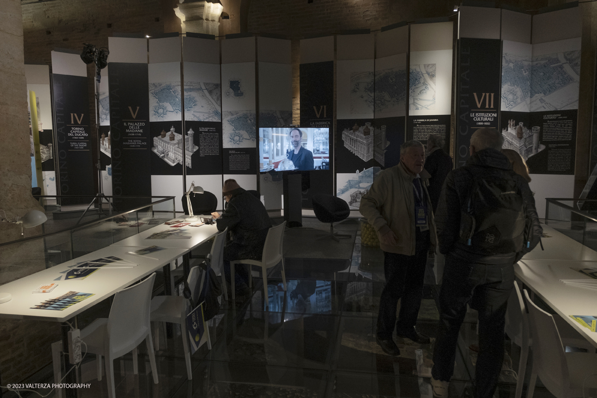 _DSF4839.jpg - 10/11/2023. Torino. Con il taglio del nastro alla presenza delle autoritÃ , oggi in piazza Castello sono stati ufficialmente inaugurati gli spazi di Casa Tennis, Casa Gusto e Casa Media. Nella foto interno di Casa Media
