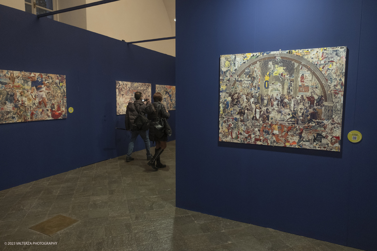 _DSF5346.jpg - 10/11/2023. Torino. Con il taglio del nastro alla presenza delle autoritÃ , questa mattina in piazza Castello sono stati ufficialmente inaugurati gli spazi di Casa Tennis, Casa Gusto e Casa Media. Nella foto interno di casa gusto