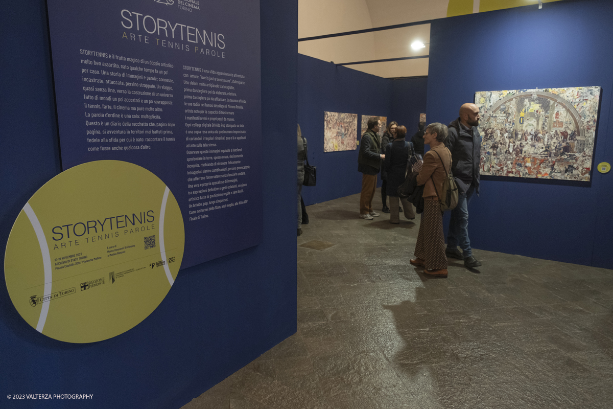 _DSF5488.jpg - 10/11/2023. Torino. Con il taglio del nastro alla presenza delle autoritÃ , oggi in piazza Castello sono stati ufficialmente inaugurati gli spazi di Casa Tennis, Casa Gusto e Casa Media. Nella foto interno di casa gusto