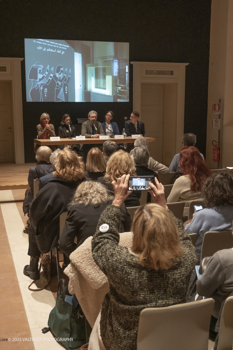 _DSF0039.jpg - 04/12/2025. Torino. Il riallestimento della Sala 7 del Museo Egizio di Torino, dedicata al corredo funerario di Kha e Merit, Ã¨ stato inaugurato il 4 dicembre 2025. I lavori di aggiornamento erano iniziati il 7 ottobre 2025. Nella foto un momento della presentazione dell'evento