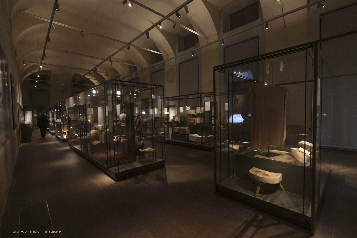 _DSF2885.jpg - 04/12/2025. Torino. Il riallestimento della Sala 7 del Museo Egizio di Torino, dedicata al corredo funerario di Kha e Merit, Ã¨ stato inaugurato il 4 dicembre 2025. I lavori di aggiornamento erano iniziati il 7 ottobre 2025. Nella foto l'allestimento della mostra
