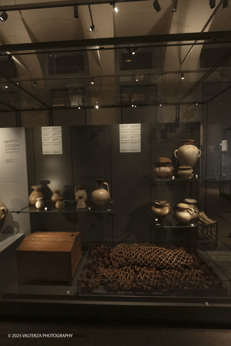 _DSF2898.jpg - 04/12/2025. Torino. Il riallestimento della Sala 7 del Museo Egizio di Torino, dedicata al corredo funerario di Kha e Merit, Ã¨ stato inaugurato il 4 dicembre 2025. I lavori di aggiornamento erano iniziati il 7 ottobre 2025. Nella foto "una dispensa per l'aldilÃ " Anfore di stoccaggio