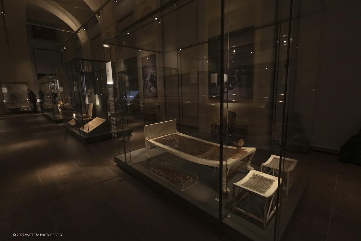 _DSF2993.jpg - 04/12/2025. Torino. Il riallestimento della Sala 7 del Museo Egizio di Torino, dedicata al corredo funerario di Kha e Merit, Ã¨ stato inaugurato il 4 dicembre 2025. I lavori di aggiornamento erano iniziati il 7 ottobre 2025. Nella foto parte del nuovo allestimento