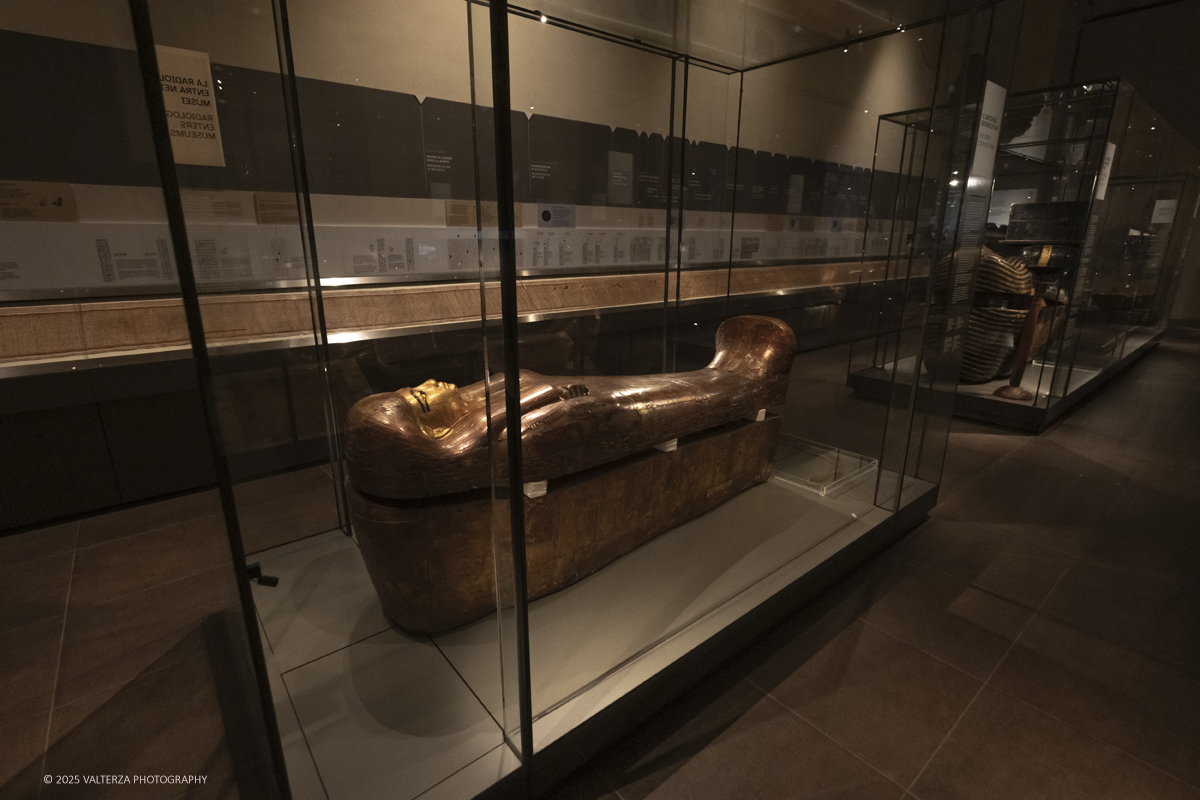 _DSF2995.jpg - 04/12/2025. Torino. Il riallestimento della Sala 7 del Museo Egizio di Torino, dedicata al corredo funerario di Kha e Merit, Ã¨ stato inaugurato il 4 dicembre 2025. I lavori di aggiornamento erano iniziati il 7 ottobre 2025. Nella foto parte del nuovo allestimento