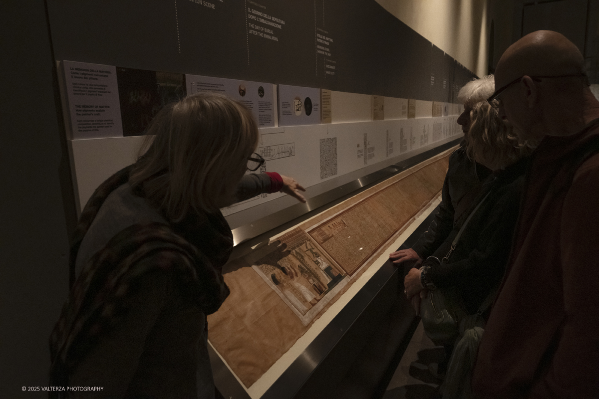 _DSF3113.jpg - 04/12/2025. Torino. Il riallestimento della Sala 7 del Museo Egizio di Torino, dedicata al corredo funerario di Kha e Merit, Ã¨ stato inaugurato il 4 dicembre 2025. I lavori di aggiornamento erano iniziati il 7 ottobre 2025. Nella foto in visita alla mostra