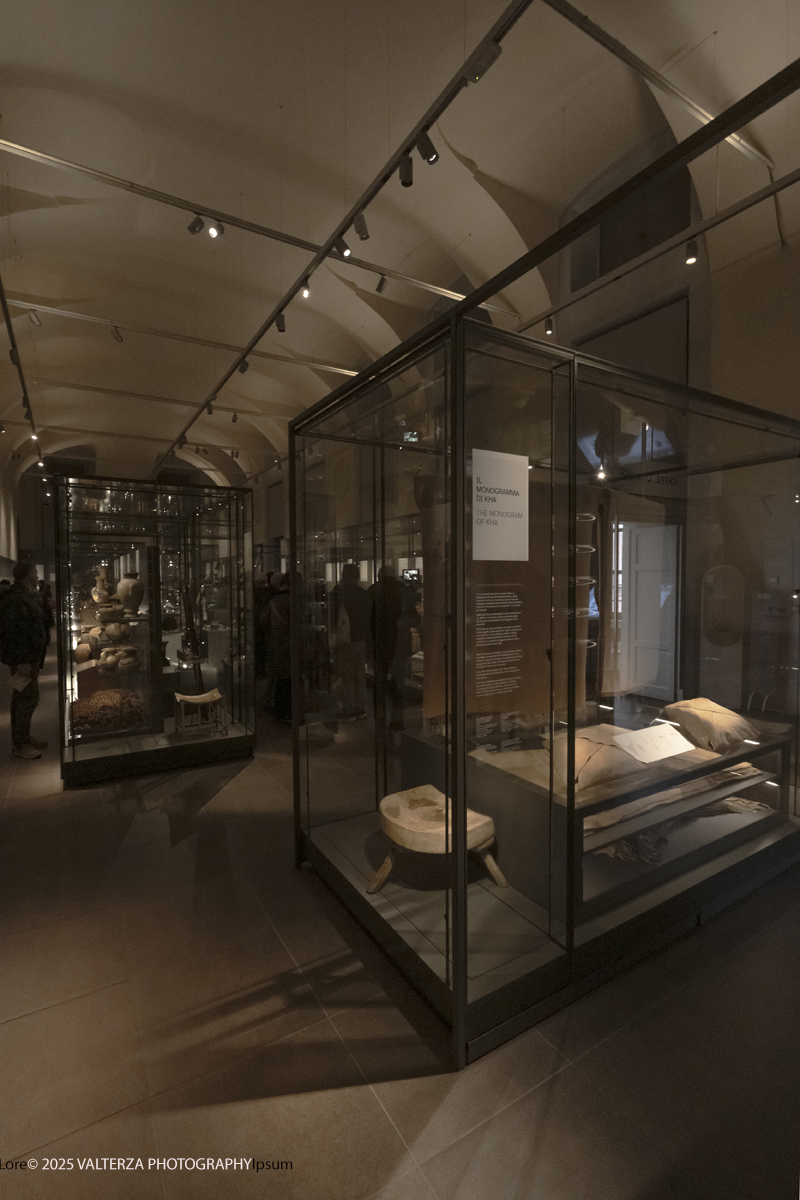_DSF3151.jpg - 04/12/2025. Torino. Il riallestimento della Sala 7 del Museo Egizio di Torino, dedicata al corredo funerario di Kha e Merit, Ã¨ stato inaugurato il 4 dicembre 2025. I lavori di aggiornamento erano iniziati il 7 ottobre 2025. Nella foto l'allestimento della mostra