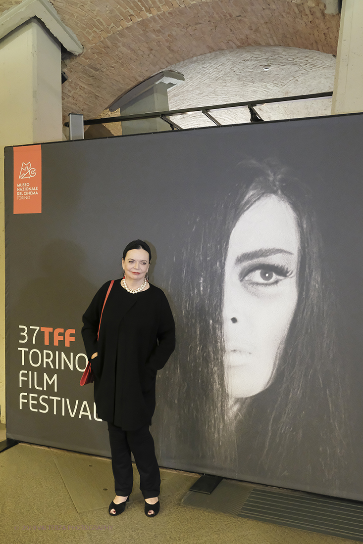 _DSF6053.jpg - 22/11/2019.Torino. Al via la 37ma edizione del Tff con un programma dedicato soprattutto all'horror. Nella foto l'attrice Barbara Steele a cui sarÃ  consegnato il Gran Premio Torino