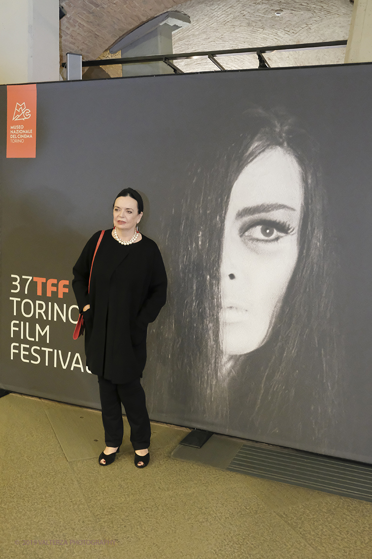 _DSF6055.jpg - 22/11/2019.Torino. Al via la 37ma edizione del Tff con un programma dedicato soprattutto all'horror. Nella foto l'attrice Barbara Steele a cui sarÃ  consegnato il Gran Premio Torino