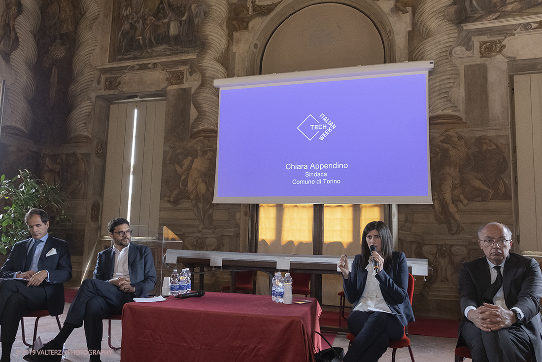 DSCF6140.jpg - 20/05/2019. Torino. A poco piÃ¹ di un mese dallâ€™inizio (24-30 giugno 2019), i promotori dellâ€™Italian Tech Week presentano alla stampa i contenuti dellâ€™iniziativa. Nella foto un momento della conferenza stampa.