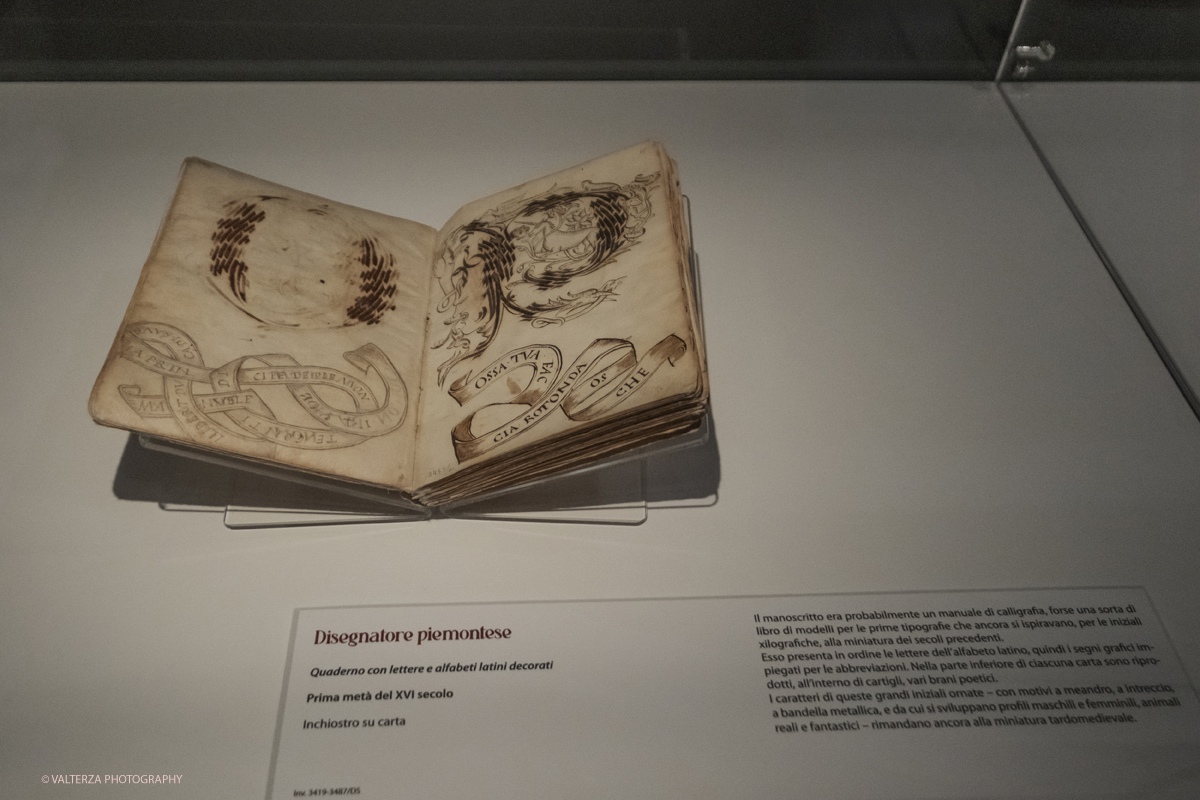 _DSF7897.jpg - 22/05(2025. Torino. JAN VAN EYCK E LE MINIATURE RIVELATE  50 capolavori dalla raccolta di manoscritti di Palazzo Madama. Nella foto opera di disegnatore piemontese, prima metÃ  del XVI secolo