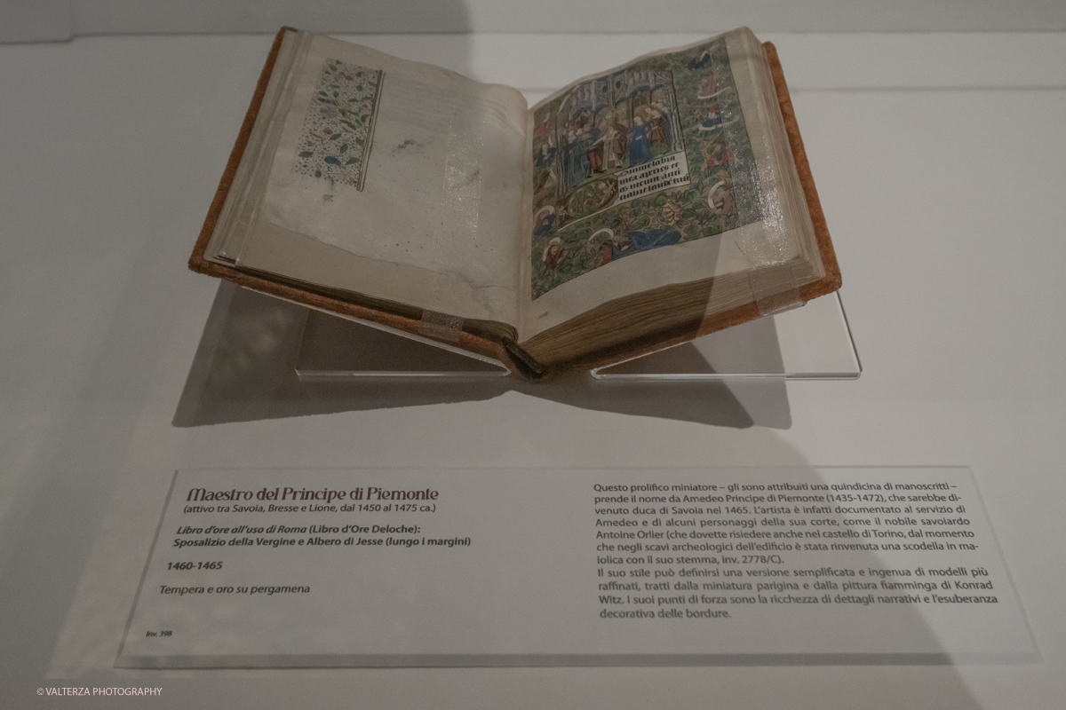 _DSF7920.jpg - 22/05(2025. Torino. JAN VAN EYCK E LE MINIATURE RIVELATE  50 capolavori dalla raccolta di manoscritti di Palazzo Madama. Nella foto opera di Maestro del Principe di Piemonte, 1450-1465