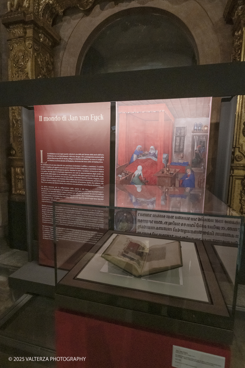 _DSF7941.jpg - 22/05(2025. Torino. JAN VAN EYCK E LE MINIATURE RIVELATE  50 capolavori dalla raccolta di manoscritti di Palazzo Madama. Nella foto oper di Jan van Eych, ante 1465
