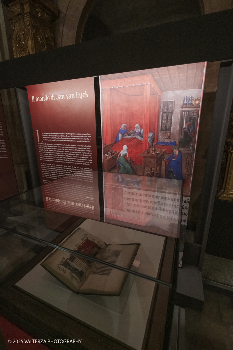 _DSF7944.jpg - 22/05(2025. Torino. JAN VAN EYCK E LE MINIATURE RIVELATE  50 capolavori dalla raccolta di manoscritti di Palazzo Madama. Nella foto oper di Jan van Eych, ante 1465