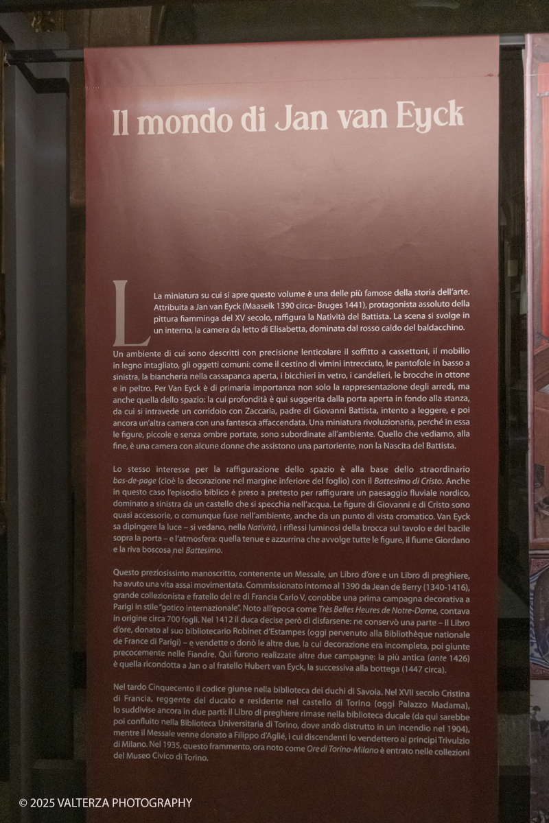 _DSF7948.jpg - 22/05(2025. Torino. JAN VAN EYCK E LE MINIATURE RIVELATE  50 capolavori dalla raccolta di manoscritti di Palazzo Madama. Nella foto oper di Jan van Eych, ante 1465